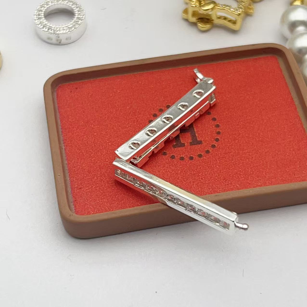 5-Row Pearl Necklace Clasp / Finding