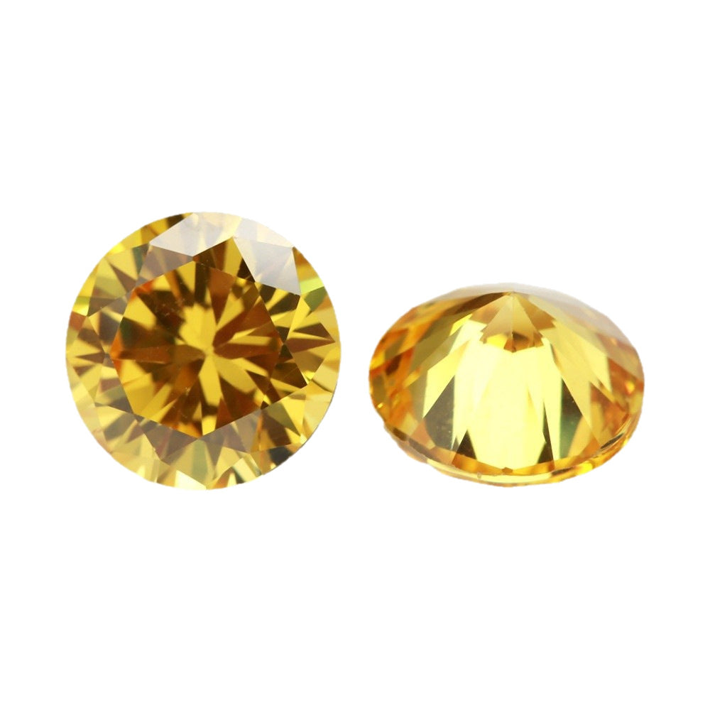 5A 0.8-2.7mm Round Point Cut Loose CZ Stone - 1000pcs