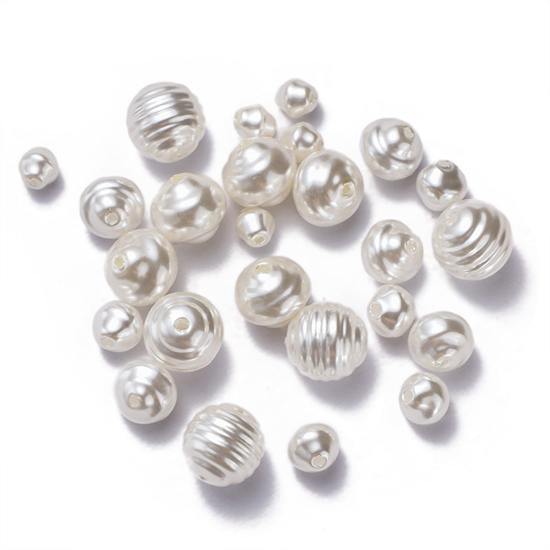 Threaded White Natural Freshwater Pearl Loose Beads - 650