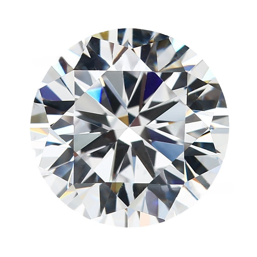 5A 0.6-1.5mm Round Hearts and Arrows Loose CZ Stone - Bulk