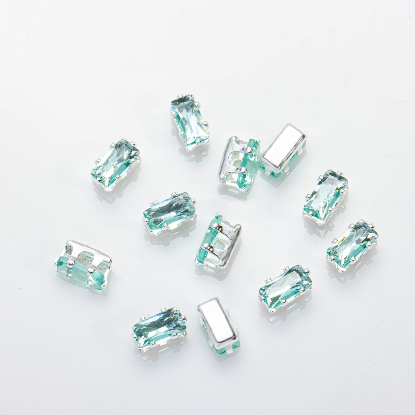 2.5x5mm Rectangle Zircon Beads