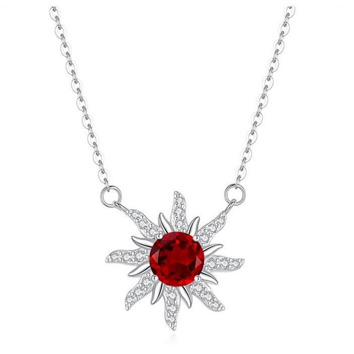 925 Sterling Silver Pendant Mount for 6mm Round Gemstone, DIY Collarbone Chain