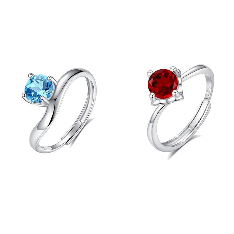 925 Sterling Silver Ring Mount for 6mm Round Diamond