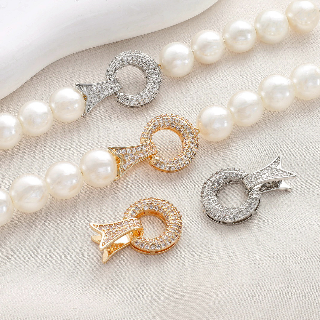 Round Shape Zircon Closure