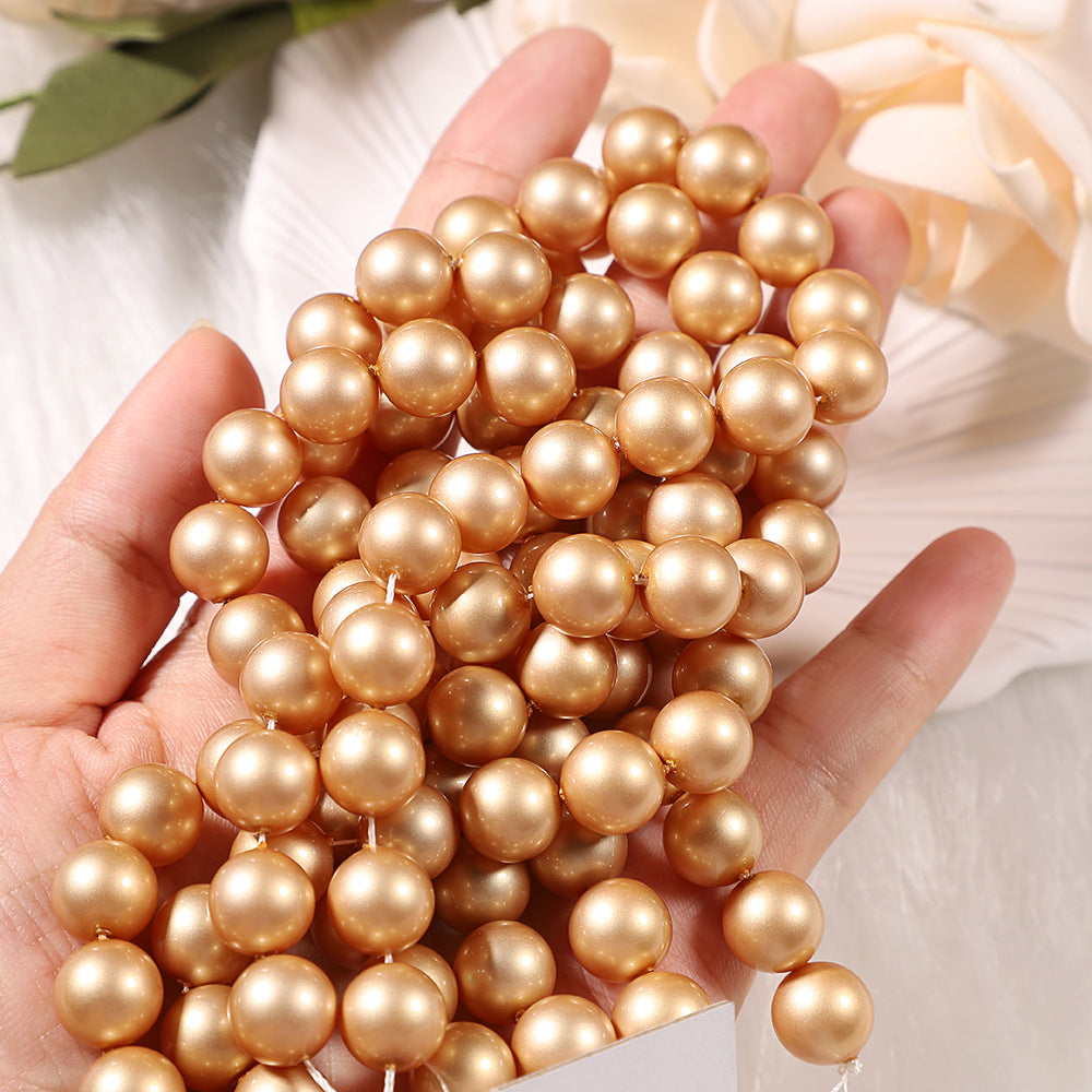 651 Swarovski Pearl - Antique Gold