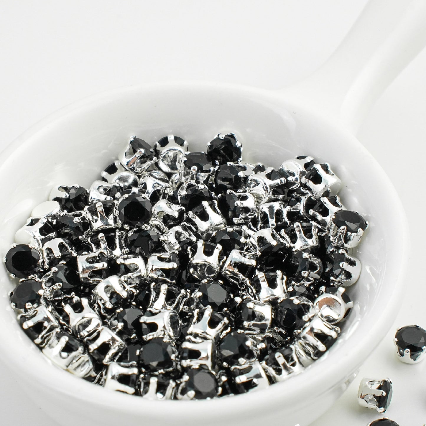 5MM Round Zircon Beads