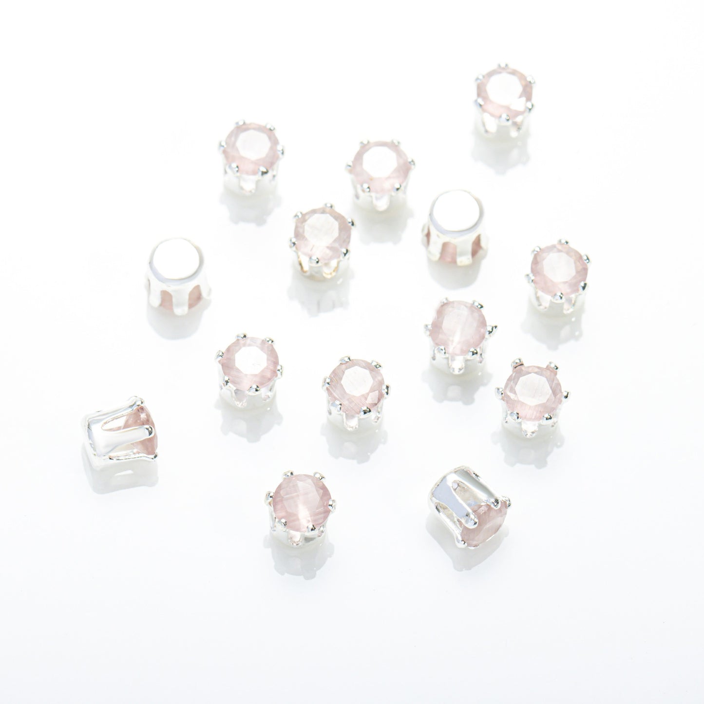 5mm Cat Eye Round Zircon Beads
