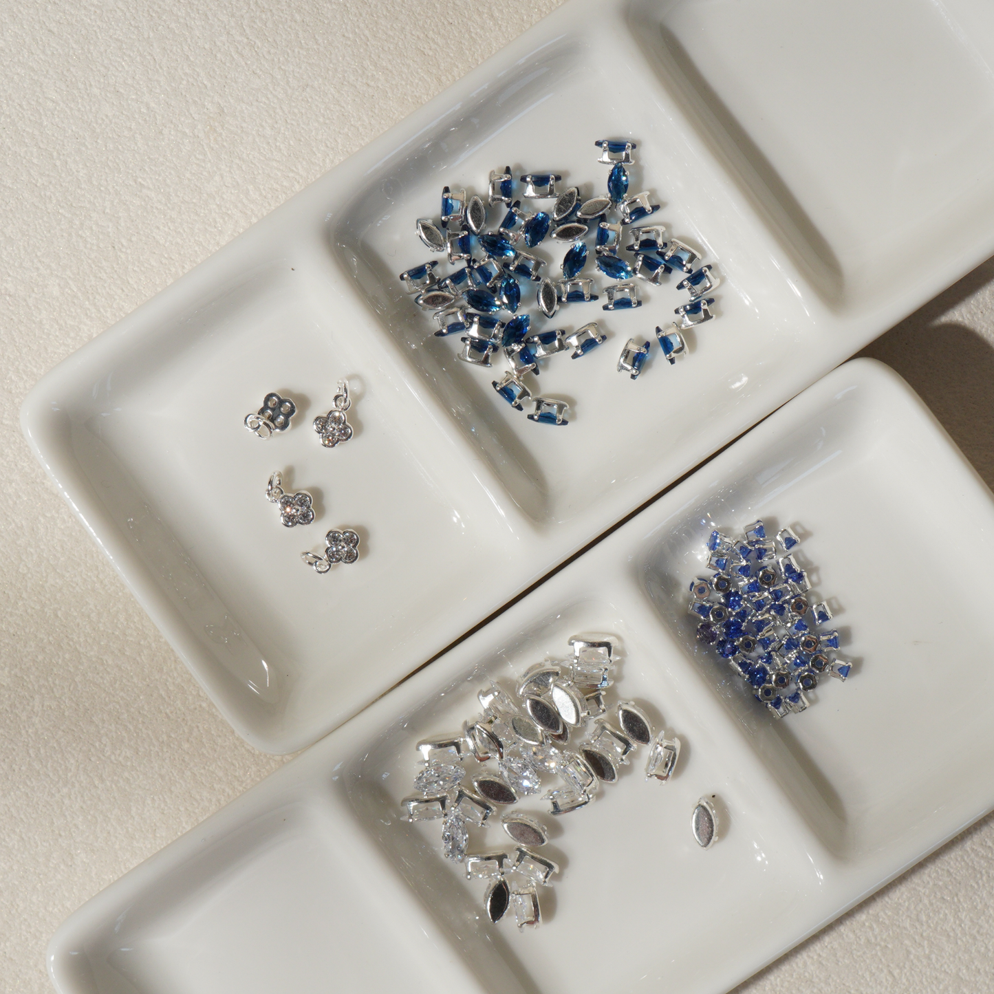 Kit 169 Blue - Bracelet Making Kit with Memory Wire
