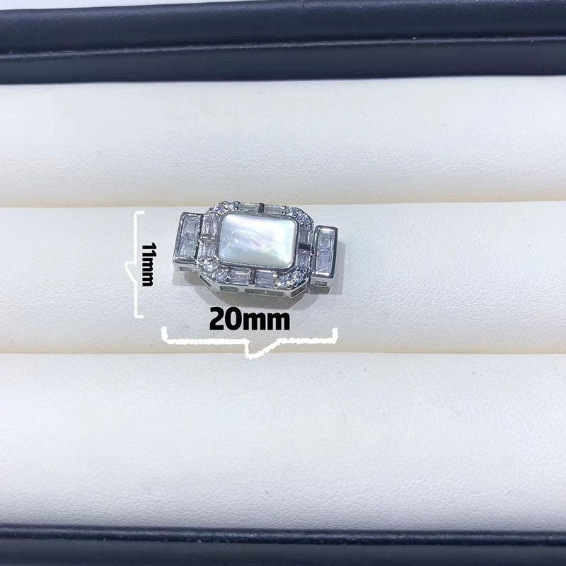 Fat Bell Sqaure Zircon Closure Set
