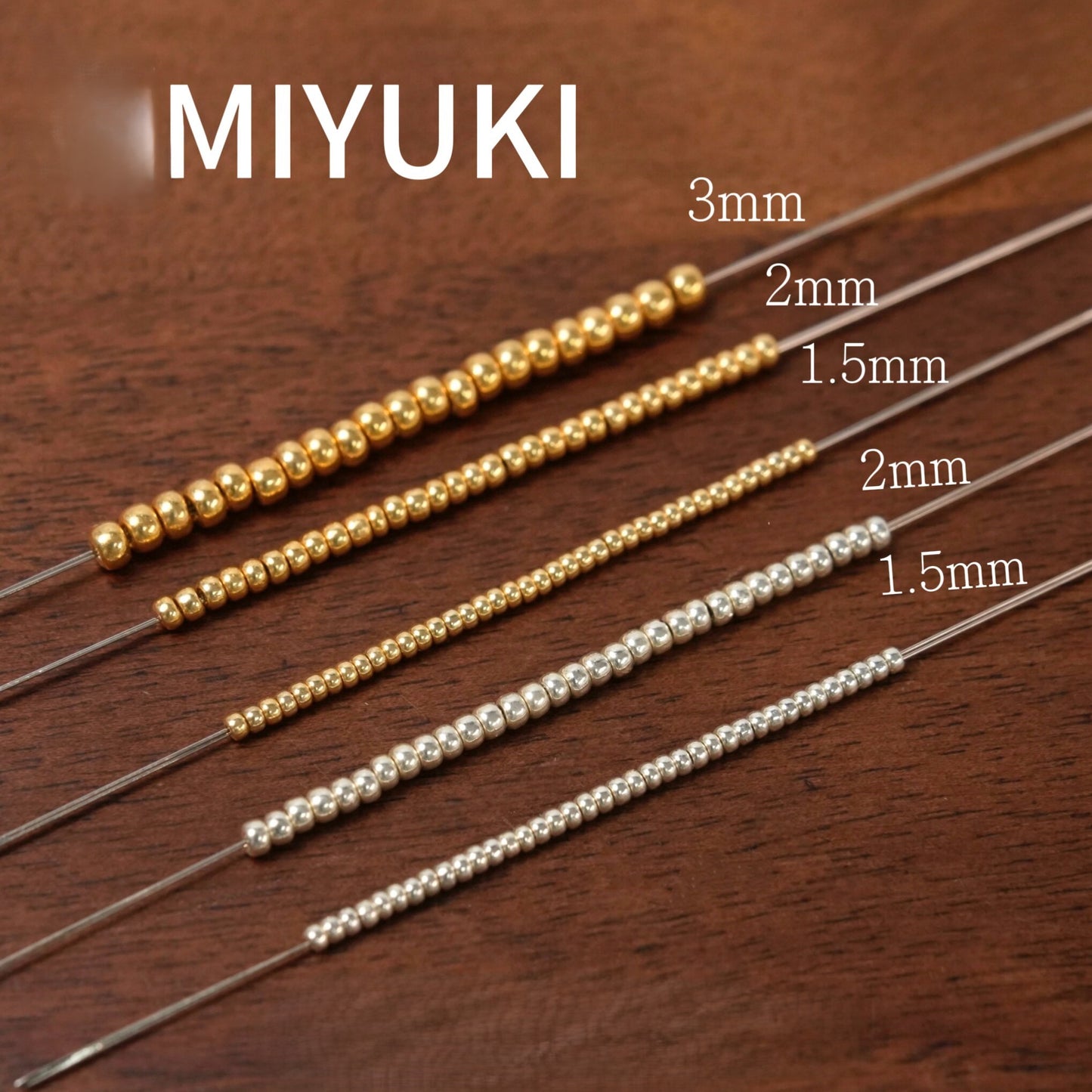 MIYUKI Seed Beads - Metallic Plated Beads 4201/4202