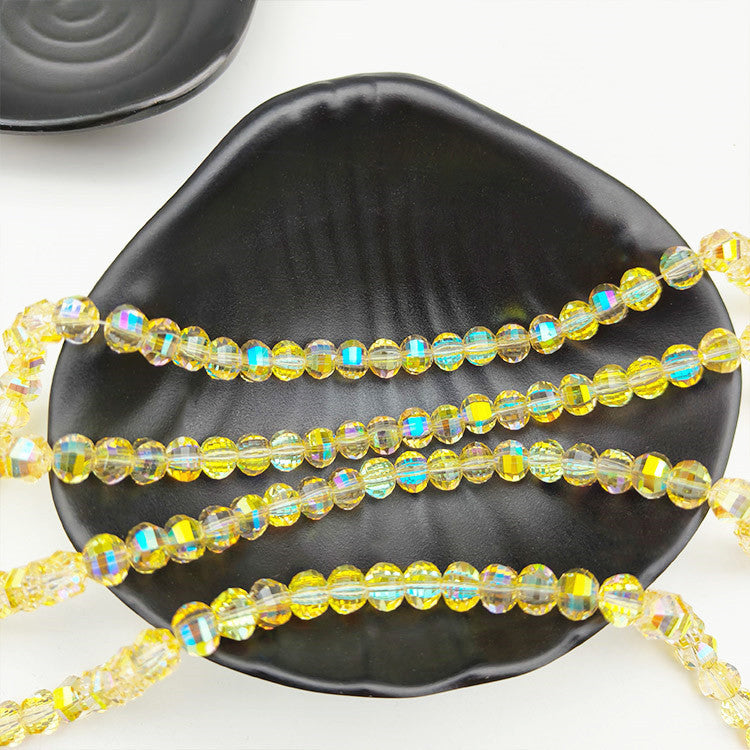 Premium 8MM Oval Round Crystal Beads