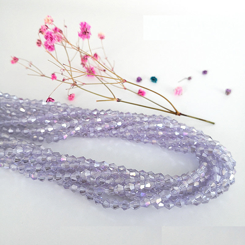 10 Strands 5/6/8mm Bicone Crystal Beads
