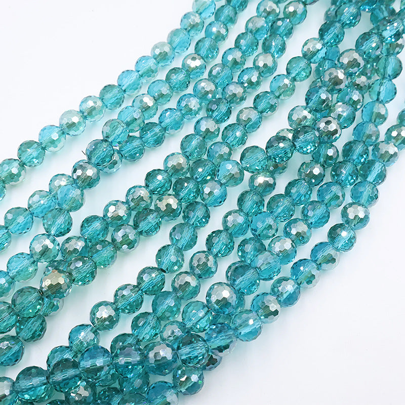 Premium 8MM Disco Beads - Blue Family