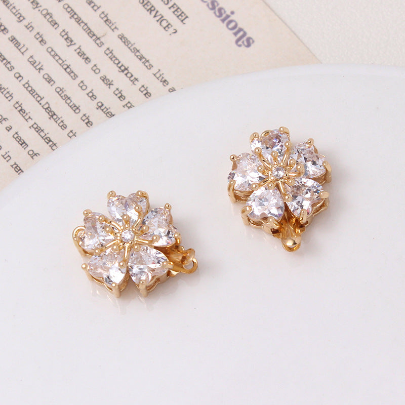 Five-petal Flower Closure Set with Single/Double Row