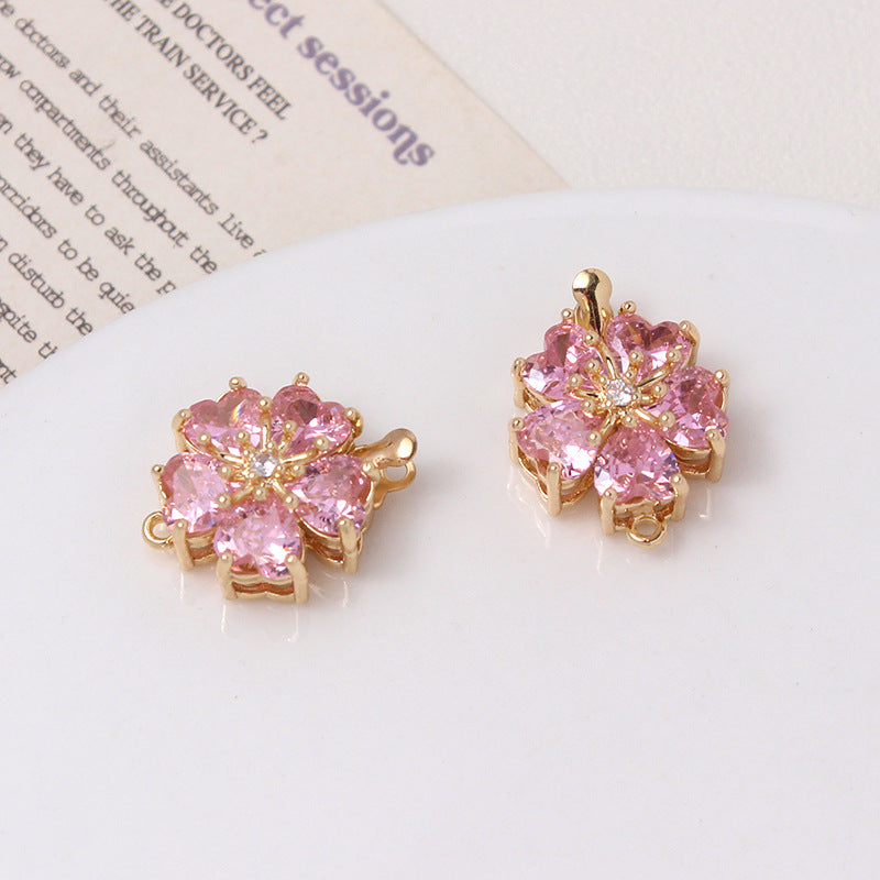 Five-petal Flower Closure Set with Single/Double Row