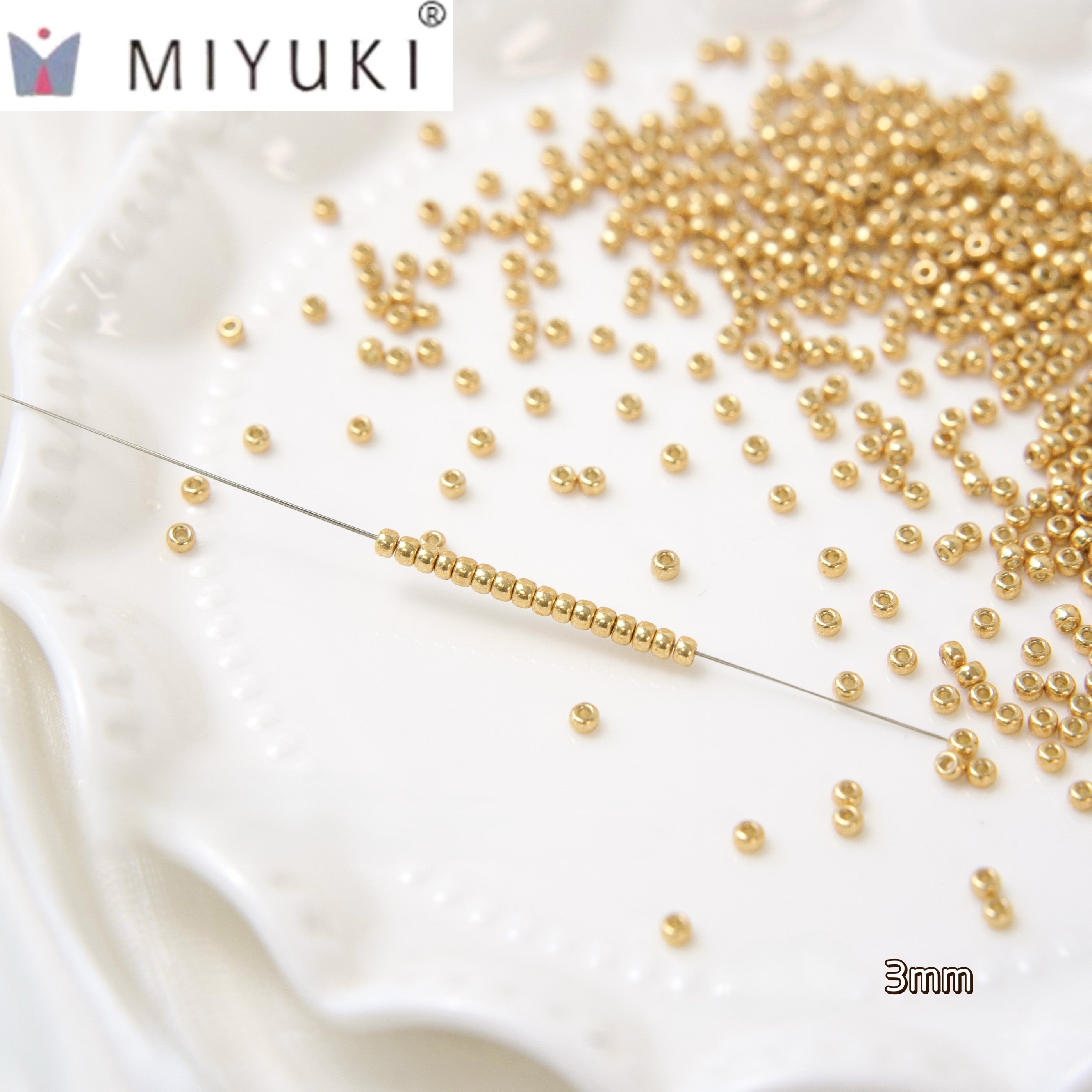 MIYUKI Seed Beads - Metallic Plated Beads 4201/4202