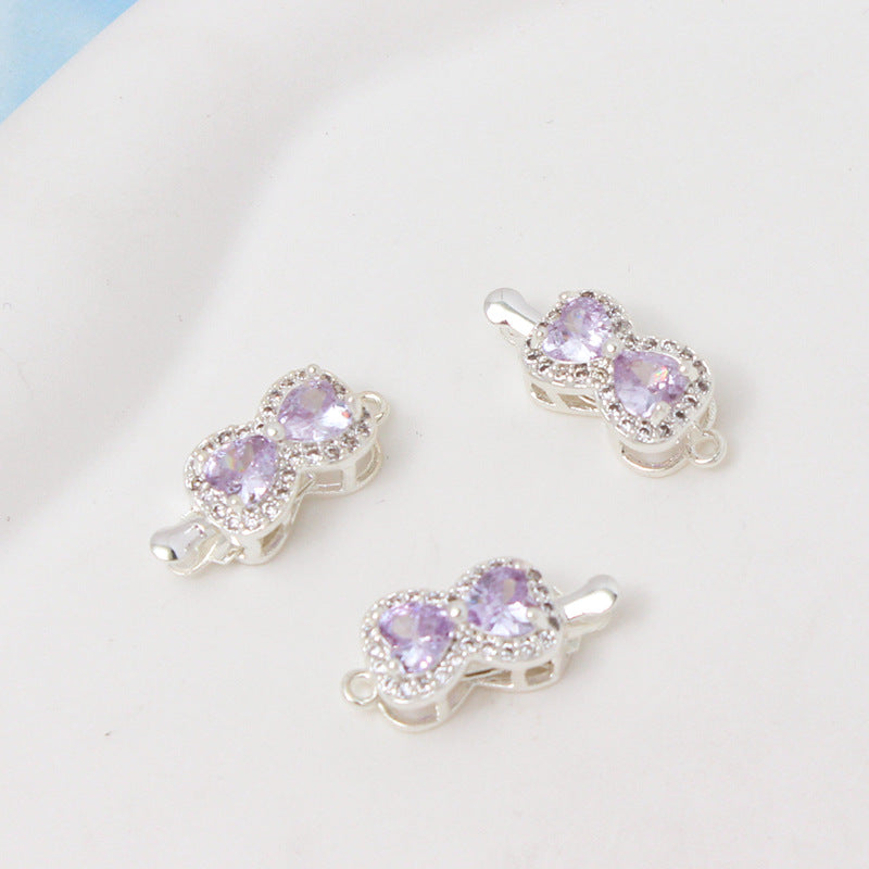 Peanut CZ Closure with Single/Double Row