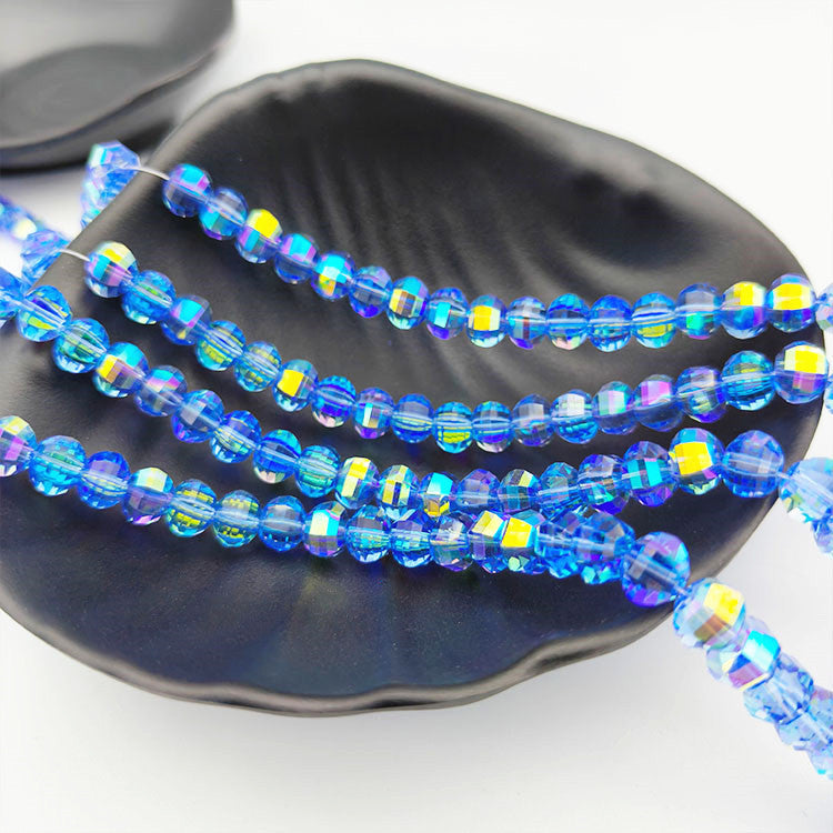 Premium 8MM Oval Round Crystal Beads