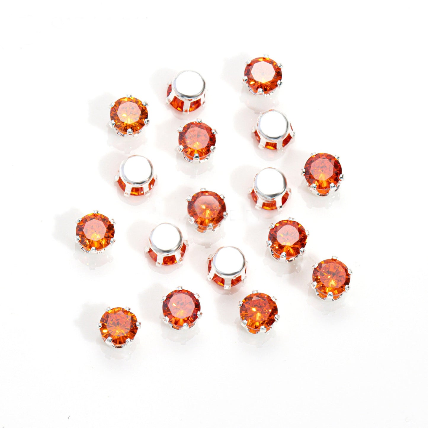 5MM Round Zircon Beads