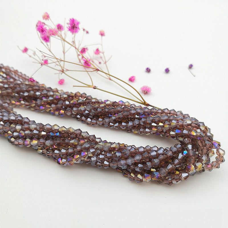 10 Strands 5/6/8mm Bicone Crystal Beads