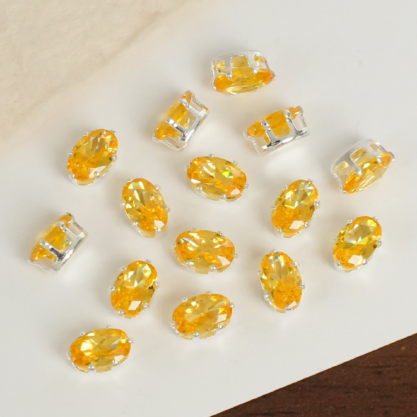 3x5mm Oval Zircon Beads