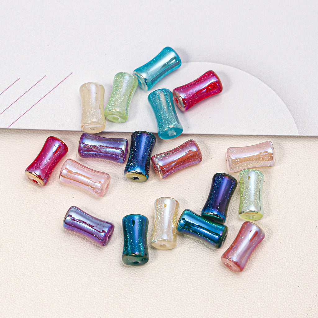 (50pcs)Mermaid Bamboo Tube Beads