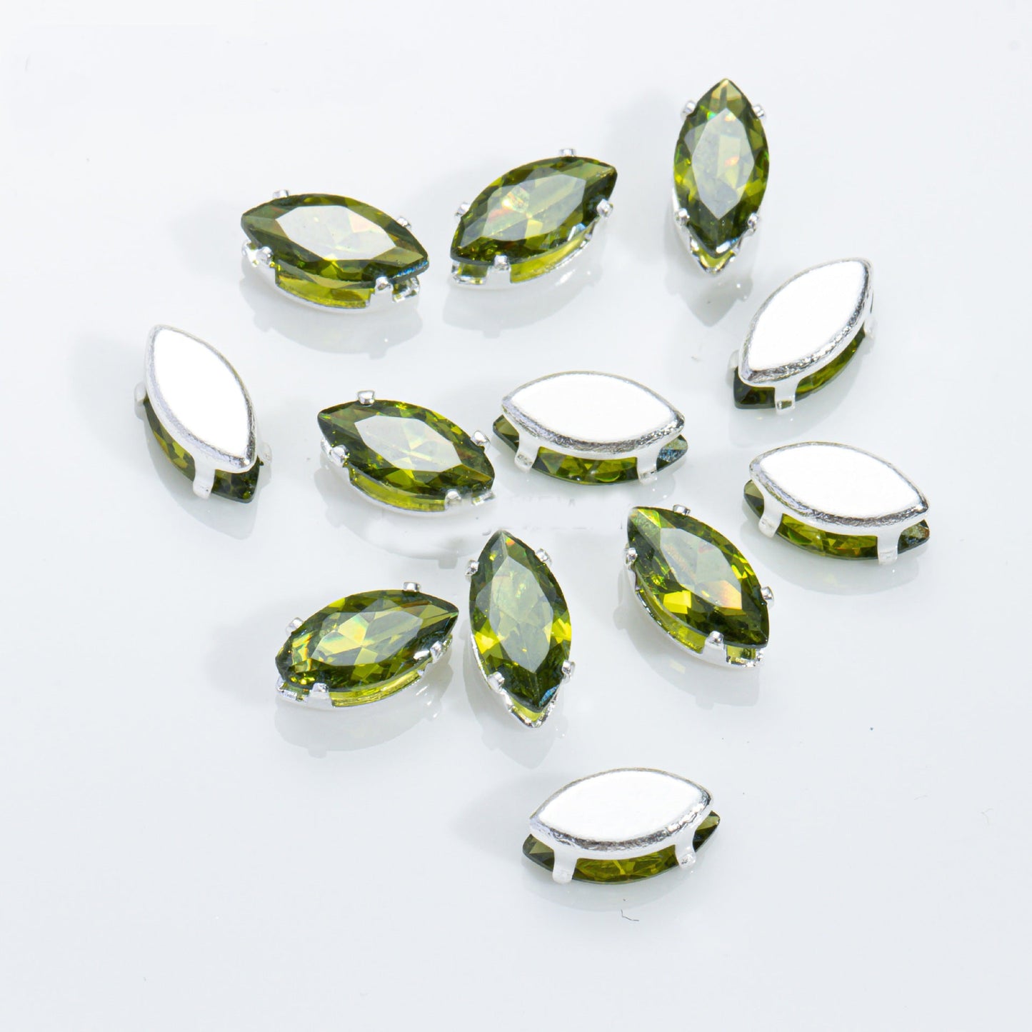5x10mm Marquise Cut Rhinestone Beads