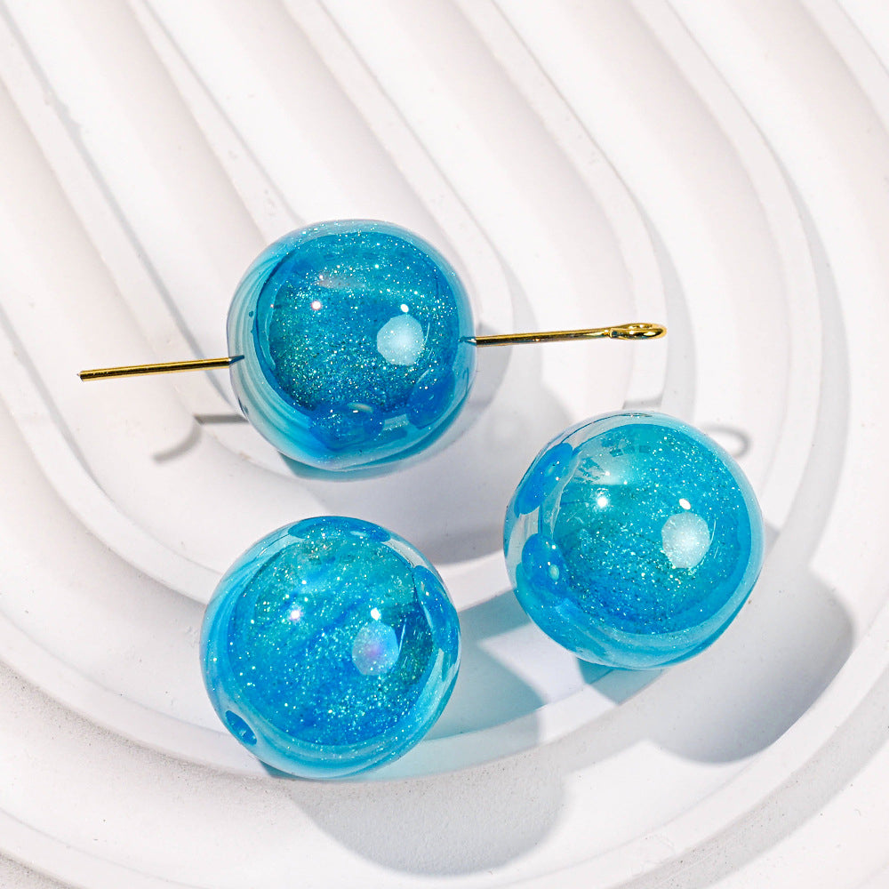 Round Beads - Deep Ocean Series