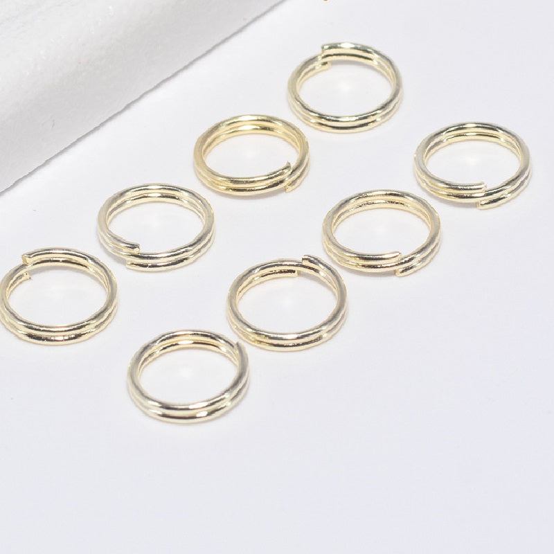 100pcs Double Split Jump Rings