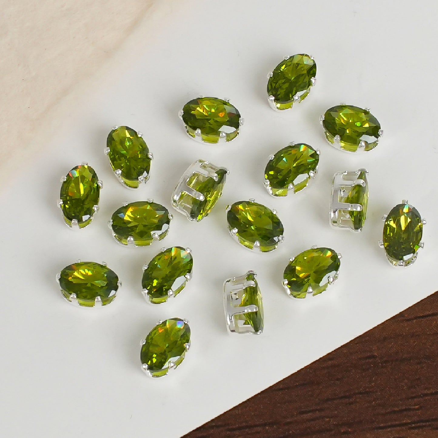 3x5mm Oval Zircon Beads