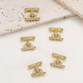 Paved Rhinestone Closure with 4 Rows