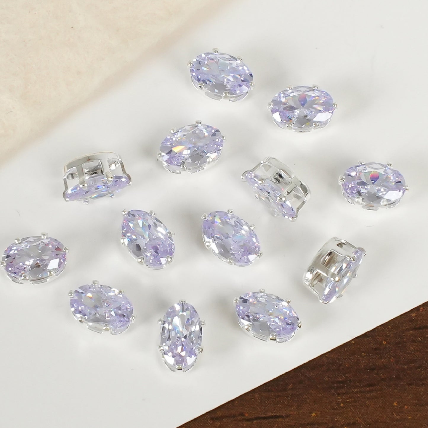 3x5mm Oval Zircon Beads