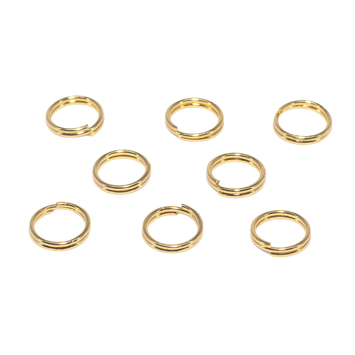 100pcs Double Split Jump Rings