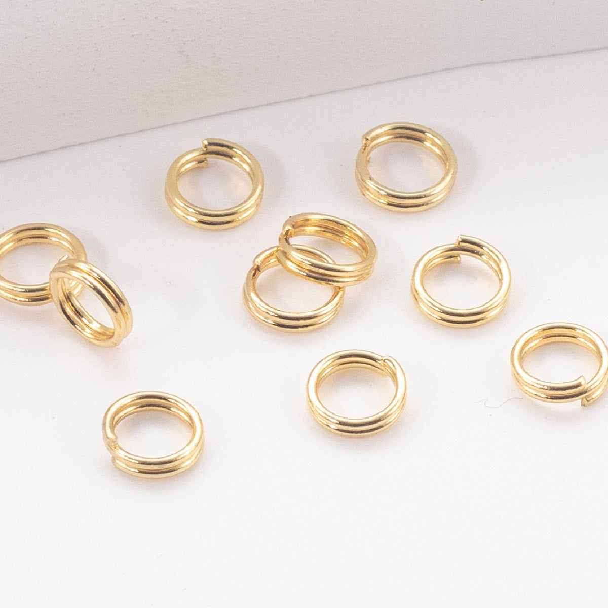 100pcs Double Split Jump Rings