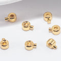 50pcs 3.2mm Position Stopper Beads/Crimp Beads