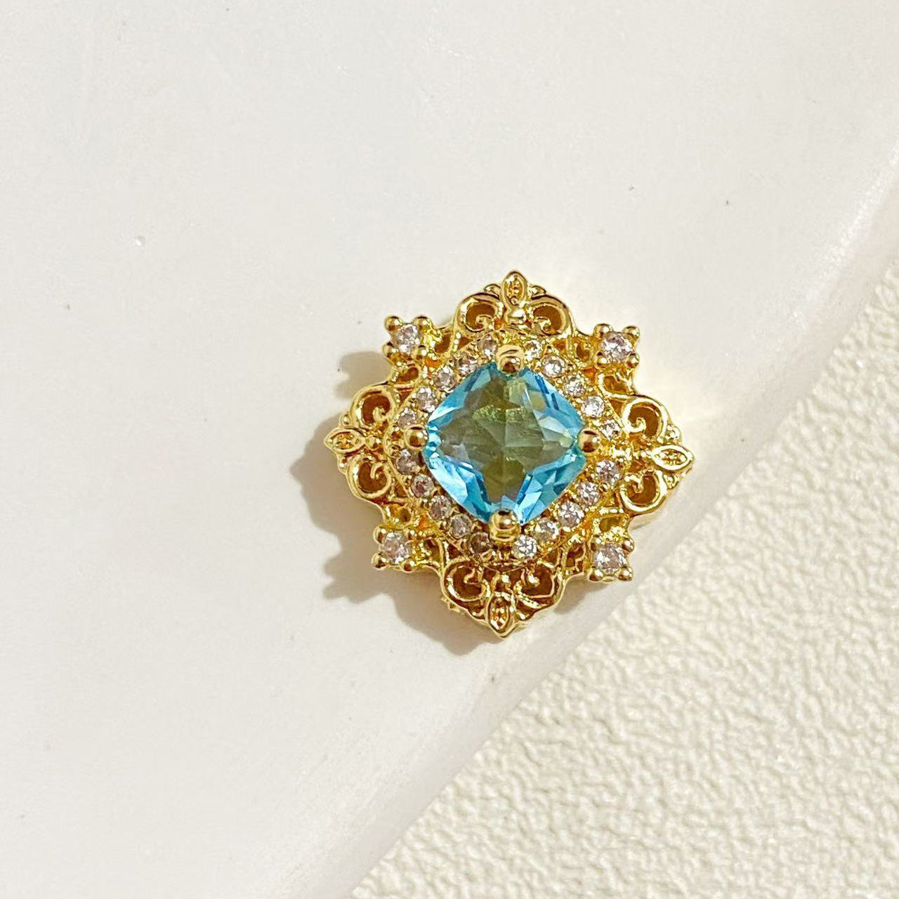 CZs Rhombus Spacer-5pcs