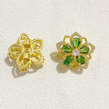 Rotatable CZ Flower Spacer