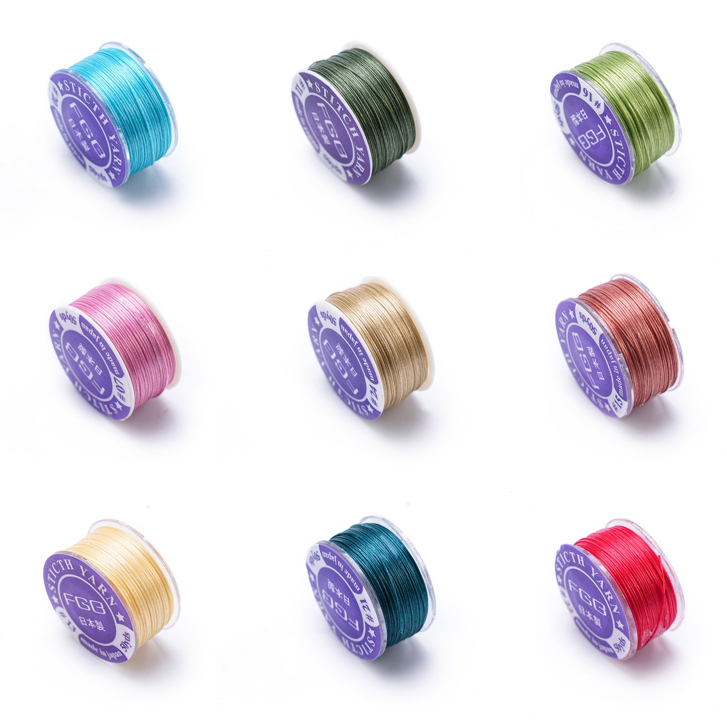 Wax-Coated Nylon Beading Thread