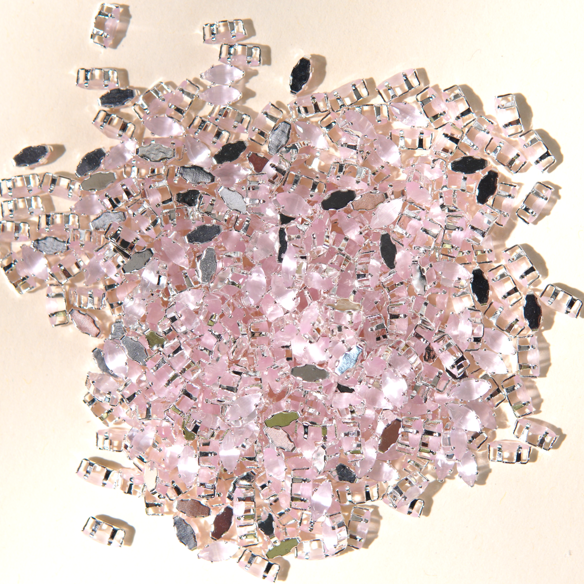 (100pcs)3x6mm 6-prong Marquise Prong-Set CZ