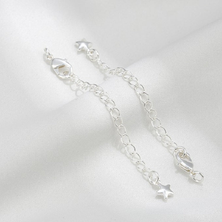 Lobster Clasp with Extended Chain-5pcs