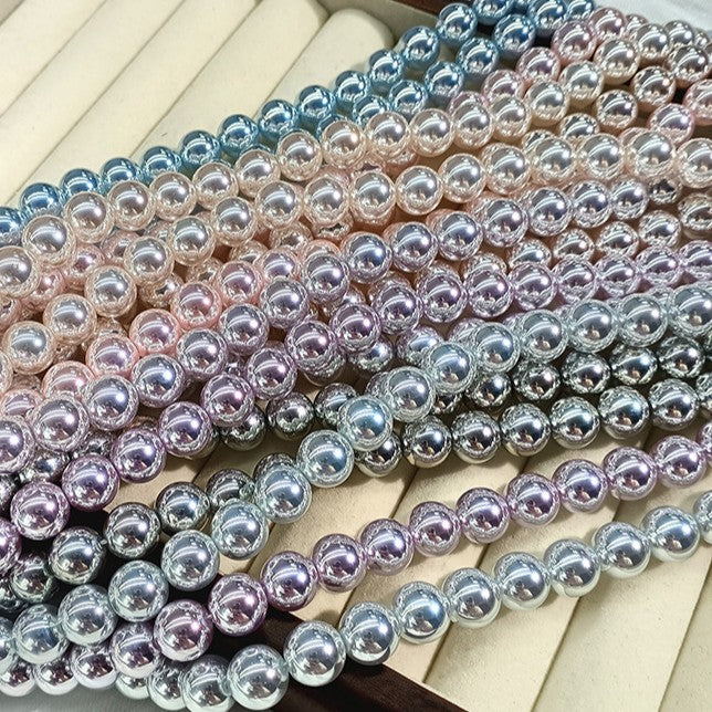 Imitation Akoya Glass Pearl - High-Luster Aurora Series