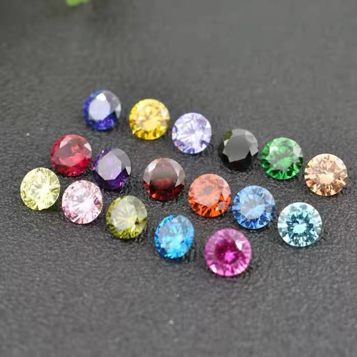 5A 3-20mm Round Point Cut Loose CZ Stone - Bulk