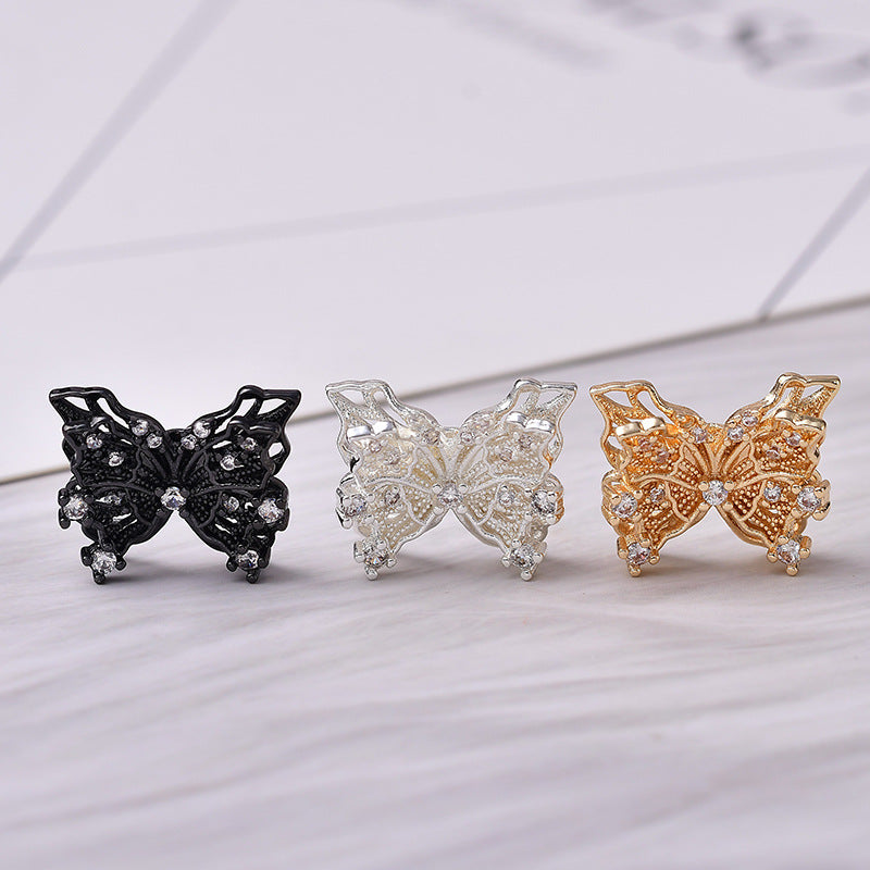 3D Butterfly with Zircon Spacer
