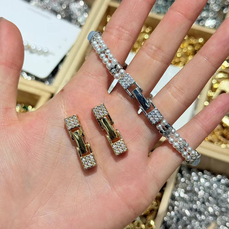 Square Zircon Closure