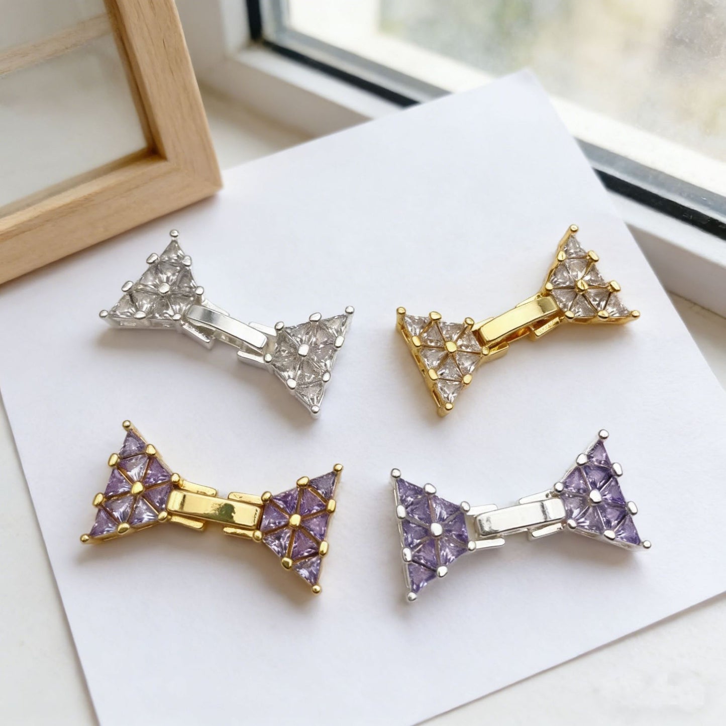 Trapezoid Interlocking Clasp, Full Zirconia