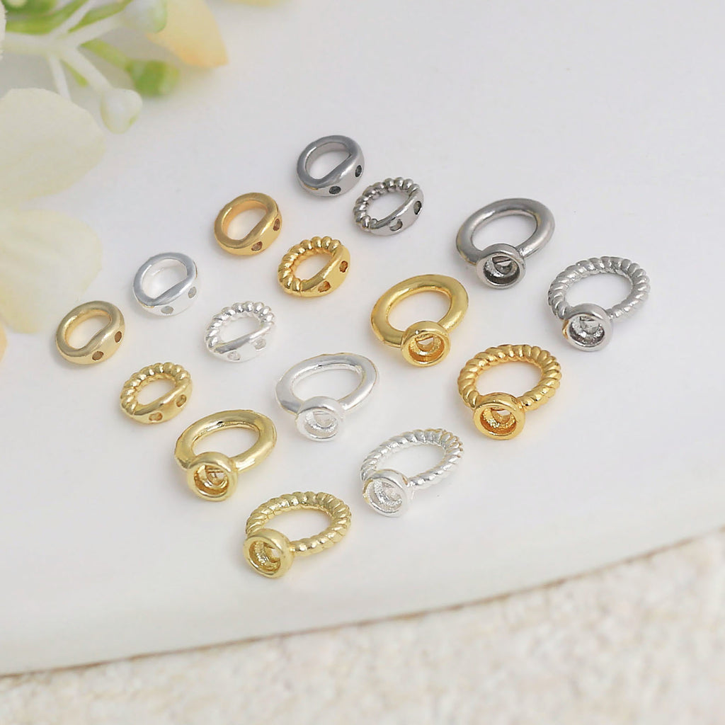 Dual-Hole Smooth Pig Nose Connector-10pcs