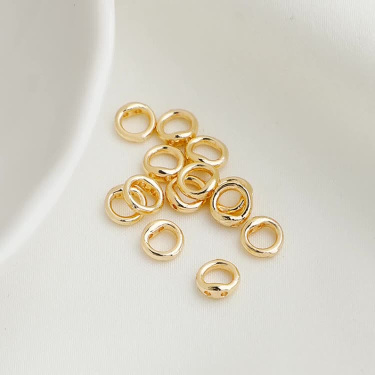 Dual-Hole Smooth Pig Nose Connector-10pcs