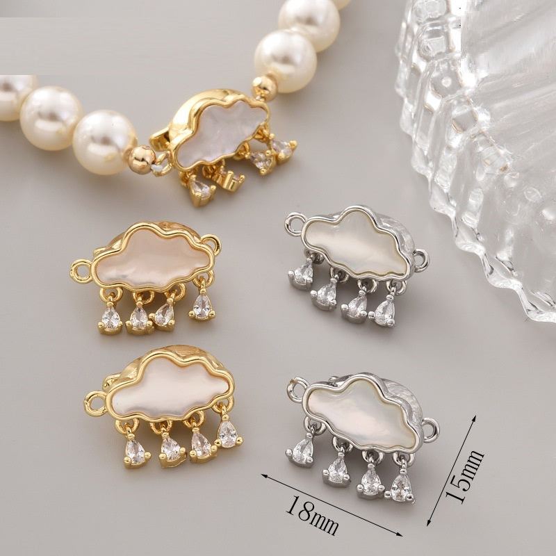 Auspicious Clouds Clasp Set - 2pcs