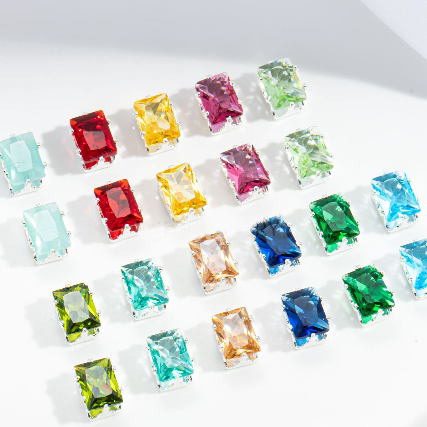 5x7mm Rectangle Zircon Beads