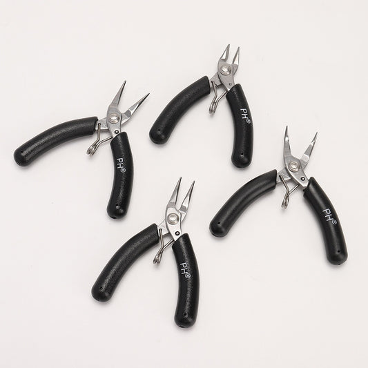 11.5CM Black Jewelry Pliers Set of 4 for Jewelry DIY Crafting Beading